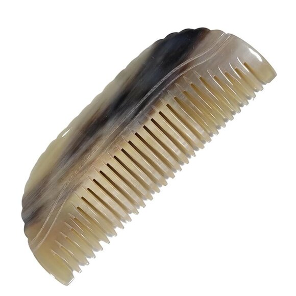 Ox Horn Hair Comb Handmade Detangling Anti-Static Frizz Control Grooming Tool main image 4